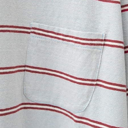 KURO(������964128 OLD BORDER POCKET TEE ������ɥܡ������ݥ��å�T�����