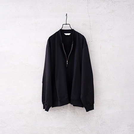 STILL BY HAND (ƥХϥɡCS01253 half zip pull over sweat ϡեåץץ륪Сå
