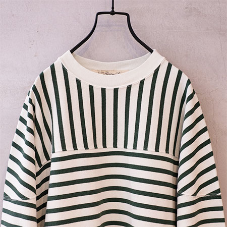 REMI RELIEF (ߥ꡼) RN23313125 16/2 Border football L/S T-shirt