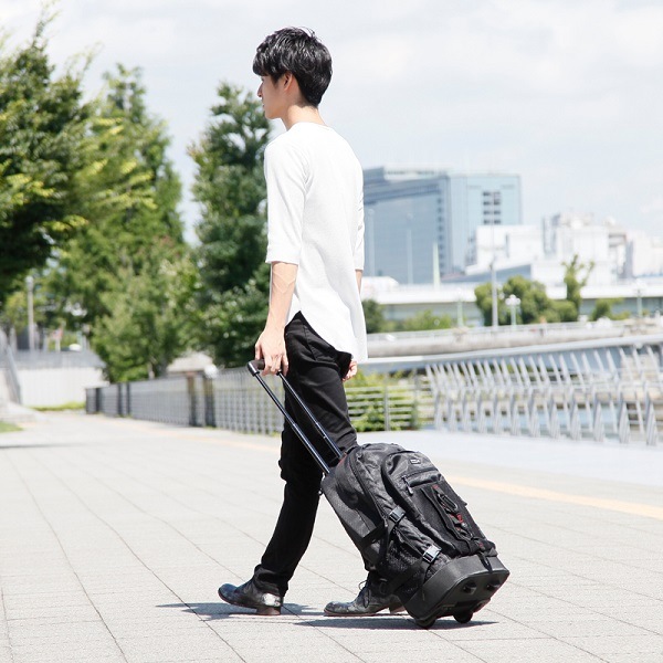 GRANDSTONE リュック型3WAY ナイロン2輪キャリーバッグ 8792 | スーツ