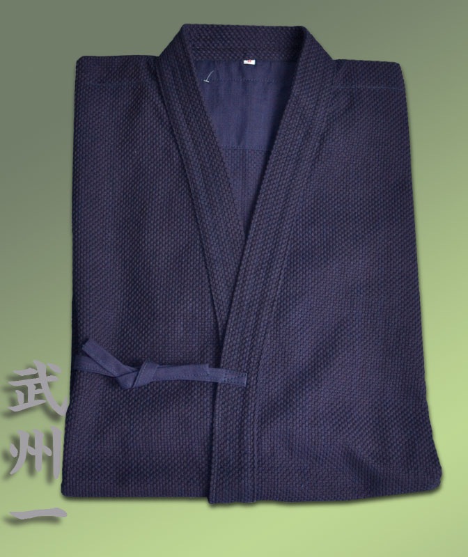 剣道着 武州一 ＃120 藍染一重 ＜高級・日本製＞
