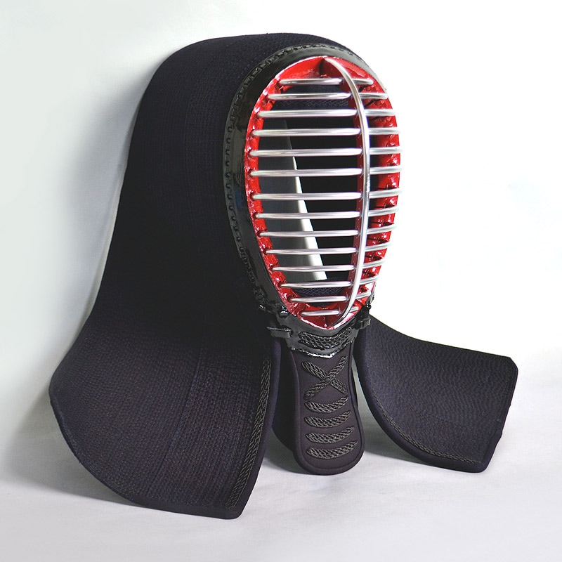 剣道防具 面 FN-5S 6mm織刺し具の目(ヘリ紺鹿革) --- 福田武道具 剣道防具 面 FN-5S 6mm織刺し具の目(ヘリ紺鹿革) --- 福田武道具