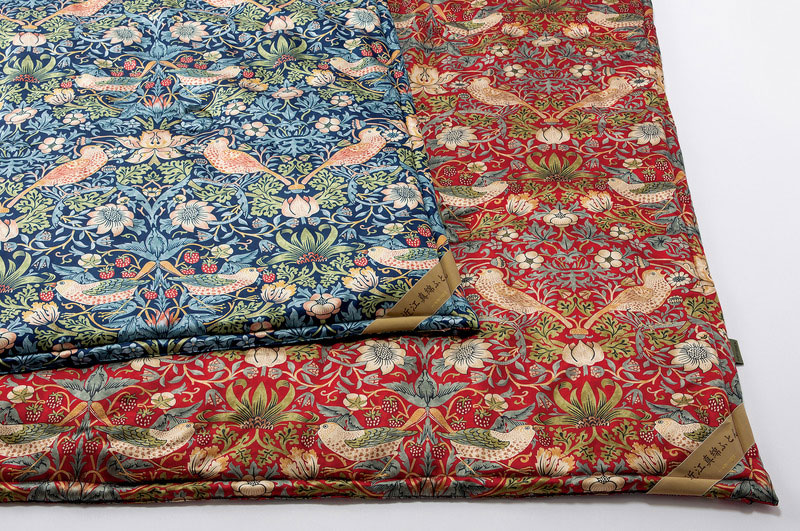 西川 モリスギャラリー 真綿掛けふとん シングルロング 150×210cm 1.0kg AB08151006