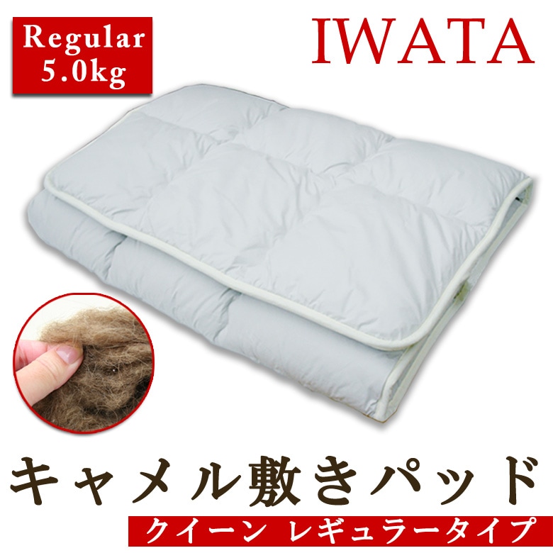 イワタ　キャメル敷き布団（レギュラータイプ）　クイーン