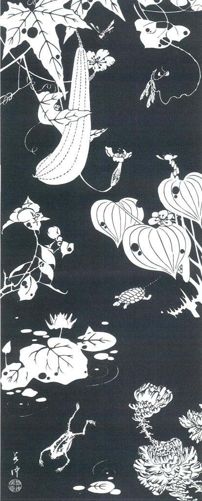 手拭 伊藤若冲 Tenugui