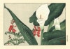 谷上廣南 木版画 カラーリリー Konan Tanigami Woodcut