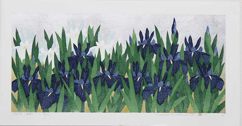 並木一 木版画 - iris78 - Hajime Namiki Woodcut