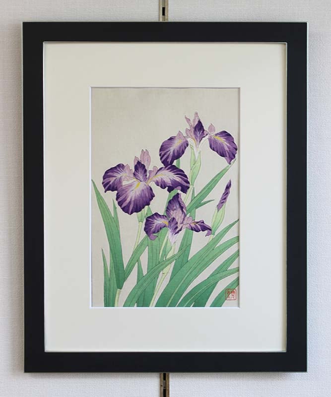 a*1様 Shun Takeda ？木版画　花飾り？QW4396 a*1様 Shun Takeda ？木版画 花飾り？QW4396