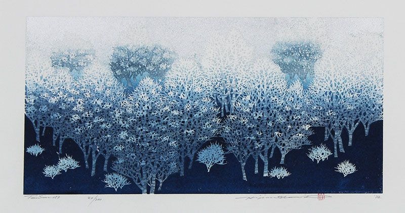木版画 #『Green green』 木版画 #『Green green』 木版画 #『Green green』 ZX-4RR KRT