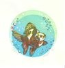 壬生川純一　木版画　金魚玉 2ーJunichi Mibugawa Goldfish ball 2