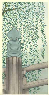 加藤晃秀 木版画 No2 京の風-Teruhide Katoー