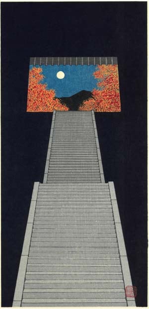 芸艸堂版　木版画　加藤東一筆　鵜　金閣寺壁画素描　額装　C　R4633C 木版画のことなら『木版画 版元 芸艸堂 Woodblock print』