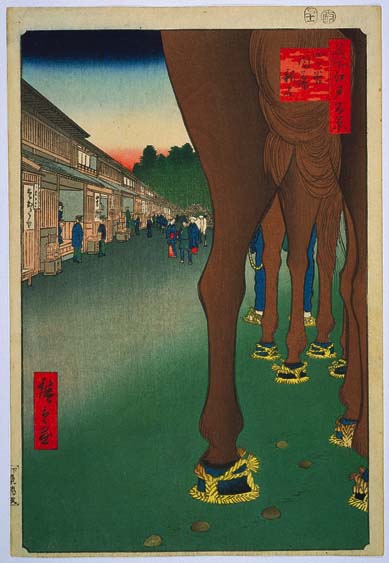 No86 四ツ谷内藤新宿ー江戸百景 歌川広重 The Hiroshige 100 Famous Views of Edoー