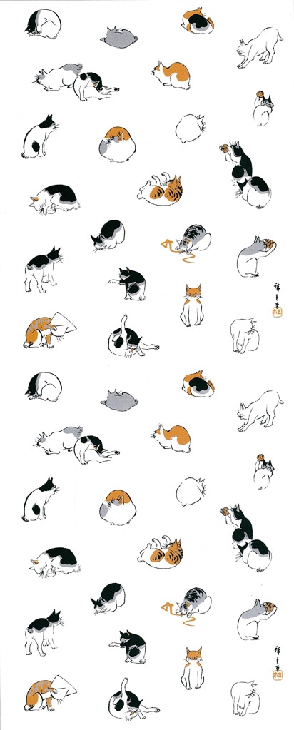 手拭　歌川広重　Tenugui