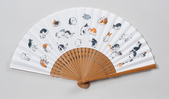 扇子（伊藤若冲、歌川広重）　Folding Fan