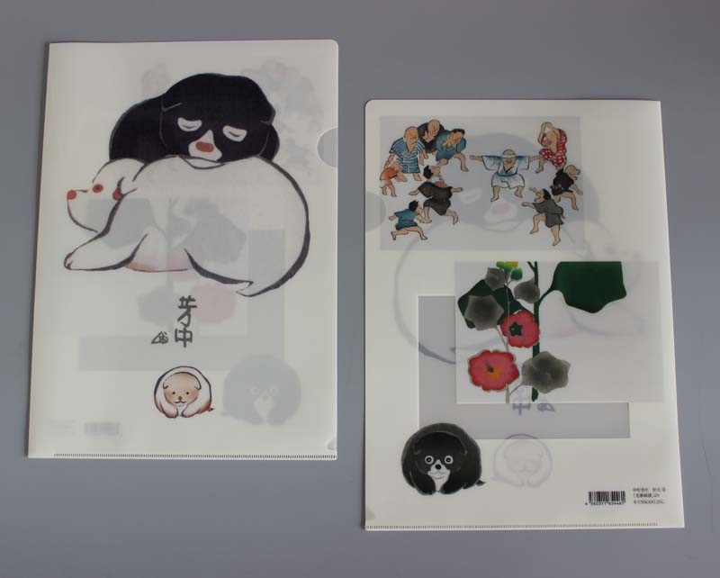 A4クリアファイル 若冲　広重　芳中　