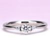 【 5EX(ファイブエクセレント) DIAMOND 】【最も高度な研磨・最高の輝き！】ハードプラチナ 婚約指輪 0.30ct，D,VS2,5EX,H&C