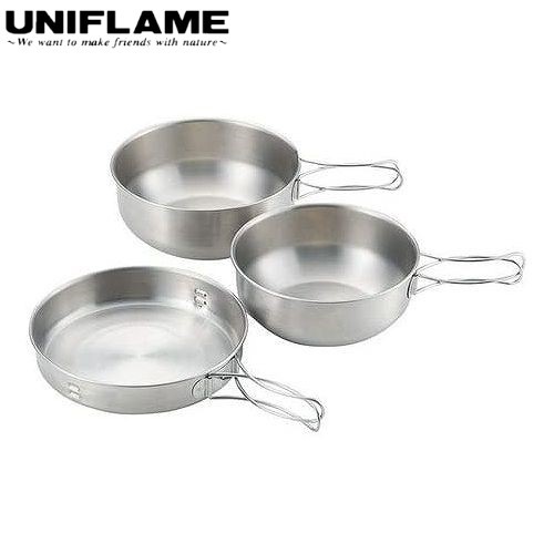 ユニフレーム UNIFLAME ステン食器ケースセット3 限定品番 | ガレージ