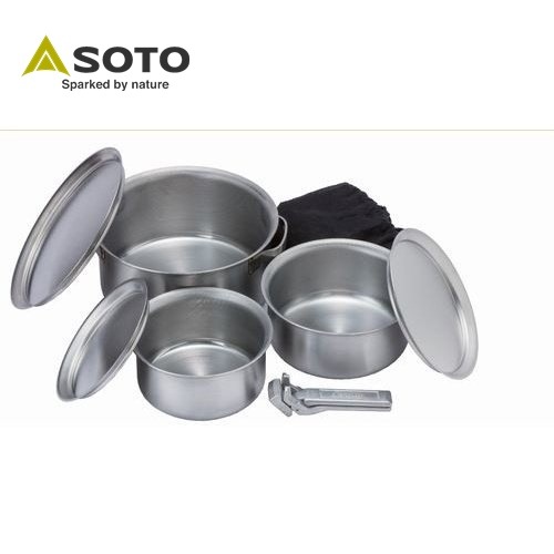 ソト SOTO ステンレスヘビーポット GORA ゴーラ | ガレージキャンプ