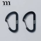 ��饳 MURACO WIRE GATE CARABINER FLAT 65mm 2PCS