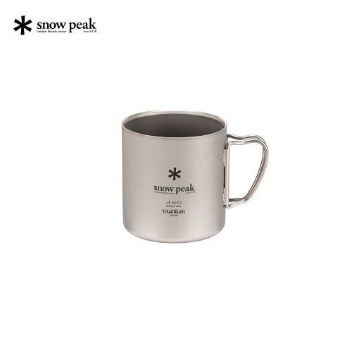 スノーピーク SnowPeak チタンダブルマグ 450(MG-153