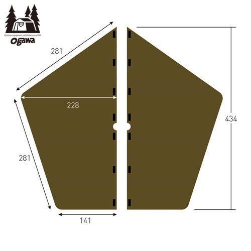 オガワ OGAWA グランドマット グロッケ16 | ガレージキャンプストア