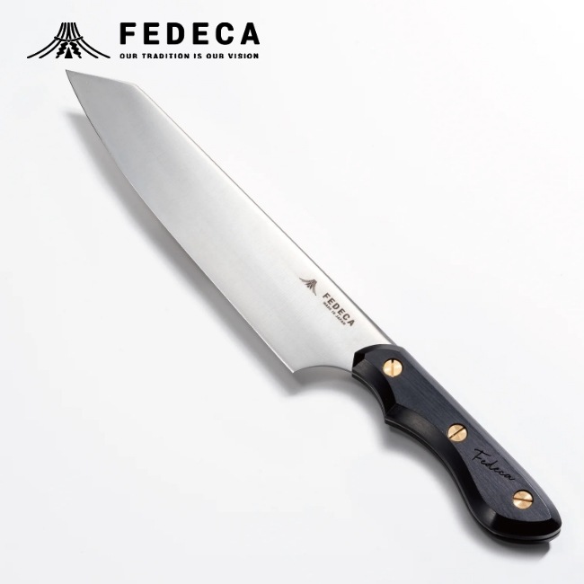 フェデカ　三徳包丁　プレーンブラック フェデカ FEDECA 三徳包丁 大 プレーンブラック | ガレージキャンプ