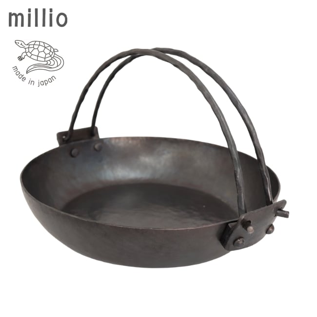 ミリオ millio 鍛造すき焼き鍋 26cm | ガレージキャンプストア