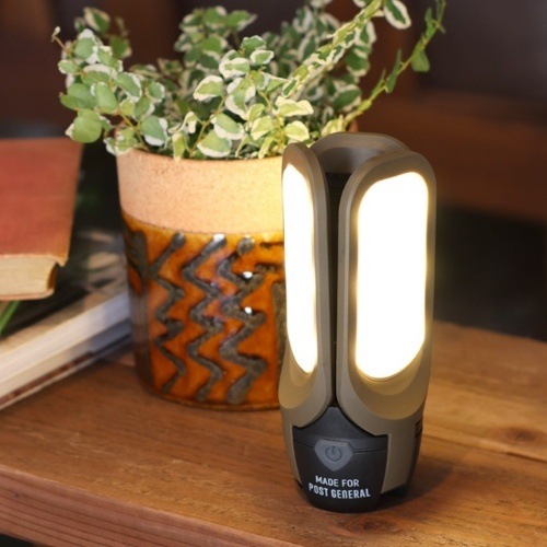 ݥȥͥ POST GENERAL ȥ - ѥͥ 顼㡼 륤ǥ饤 TRI-PANEL SOLAR CHARGED LED LIGHT ꡼ OLIVE