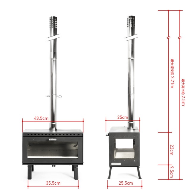 �ޥ���ȥ��� Mt.SUMI �����ȥɥ��ť��ȡ��� �ߥɥ� / Woodstove MIDORA
