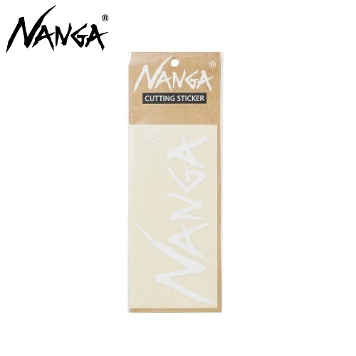 �ʥ� NANGA �ʥ󥬥��åƥ��󥰥��ƥå��� �ۥ磻�� S NANGA CUTTING STICKER WHT S