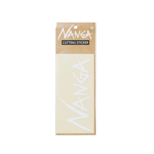 �ʥ� NANGA �ʥ󥬥��åƥ��󥰥��ƥå��� �ۥ磻�� S NANGA CUTTING STICKER WHT S