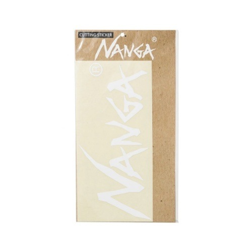 �ʥ� NANGA �ʥ󥬥��åƥ��󥰥��ƥå��� �ۥ磻�� L NANGA CUTTING STICKER WHT L
