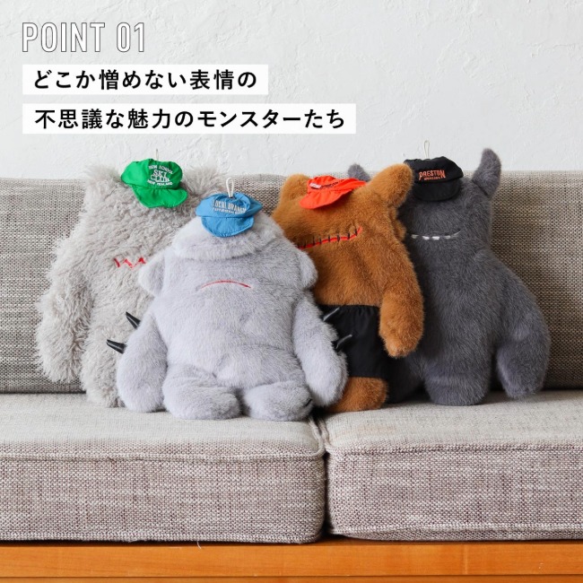 ポストジェネラル POSTGENERAL ファウンドスーベニア ストリートモンスター湯たんぽカバー FOUND SOUVENIR STREET MONSTER HOT-WATER BAG COVER