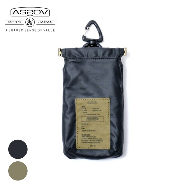アッソブ AS2OV ミニポーチ NYLON POLYCARBONATE MINI POUCH