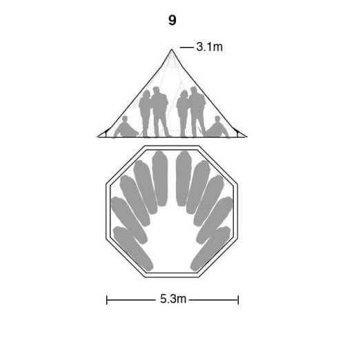 �ƥ�ƥ��� ���˥��� 9 Light Tentipi Onyx 9 Light