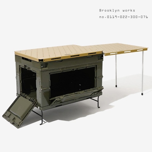 �֥�å�������� BROOKLYN WORKS �᥿��ץ졼�� ���� (2��) METAL PLATE LEG LONG