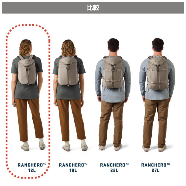 �����ƥ� YETI �������� 12L �Хå��ѥå� Ranchero 12L Backpack