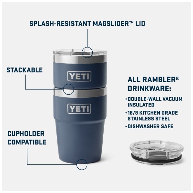 イエティ YETI ランブラー 16オンススタッカブルカップ Rambler 16 oz Stackable Cup