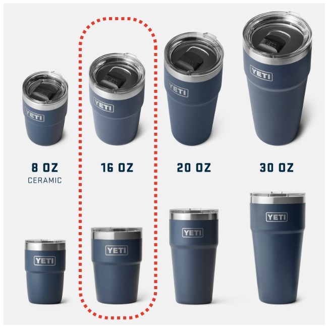 イエティ YETI ランブラー 16オンススタッカブルカップ Rambler 16 oz Stackable Cup