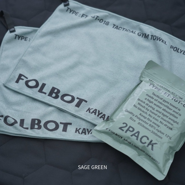 �ե���ܥå� FOLBOT �����ƥ����른�ॿ���� ���������꡼�� TACTICAL GYM TOWEL SAGE GREEN