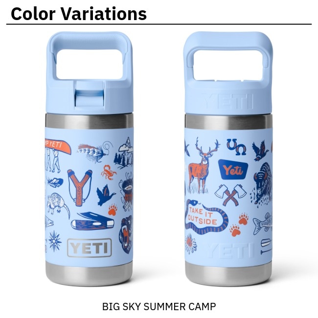 YETI �����ƥ� ���֥顼 ����˥� 12oz��355mL�˥��å��ܥȥ� Rambler Jr. 355 ML Kids Water Bottle