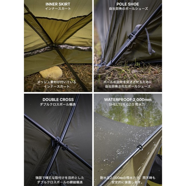 MINIMAL WORKS SHELTER G 2.0 Charcoal