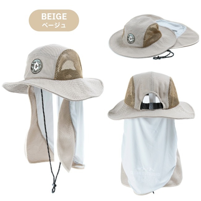 ���� Clef �ե쥹�� ���� �������� �ϥå� FRESCO LONG SHADE HAT