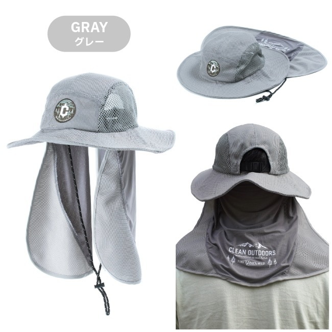 ���� Clef �ե쥹�� ���� �������� �ϥå� FRESCO LONG SHADE HAT