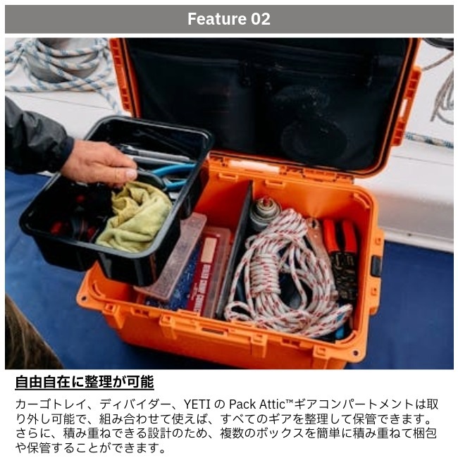 �����ƥ� YETI �����ɥ����� �����ܥå��� 30 2.0 ���������� Loadout GoBox 30 Gear Case