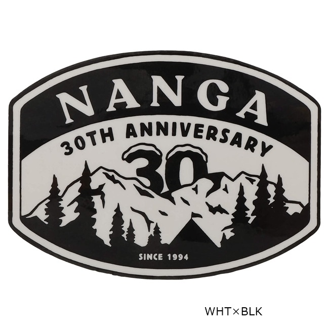 �ʥ� NANGA  �ʥ� 30���䡼 ���˥С����꡼ ���ƥå��� NANGA 30TH ANNIVERSARY STICKER
