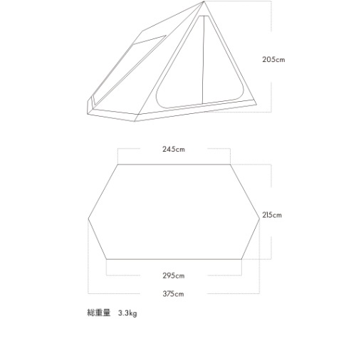 �����󥢡��� ZANE ARTS ������L ����ʡ��ƥ�� ZEKU-L INNER TENT PS-1
