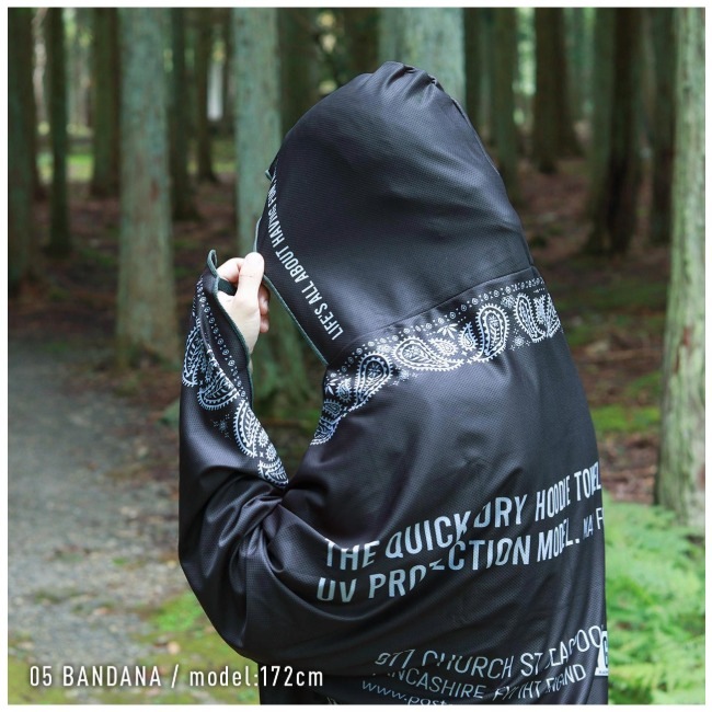 ポストジェネラル POSTGENERAL クイックドライフーディータオル ビッグ UV QUICK DRY HOODIE TOWEL BIG UV
