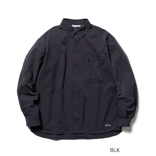 �ʥ� NANGA  ��������������ե����󥰥��꡼�֥���� AIR CLOTH COMFY L/S SHIRT